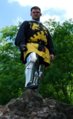 Lord Malcolm atop the battlements in Vielberg Tourney des Hertzwald I